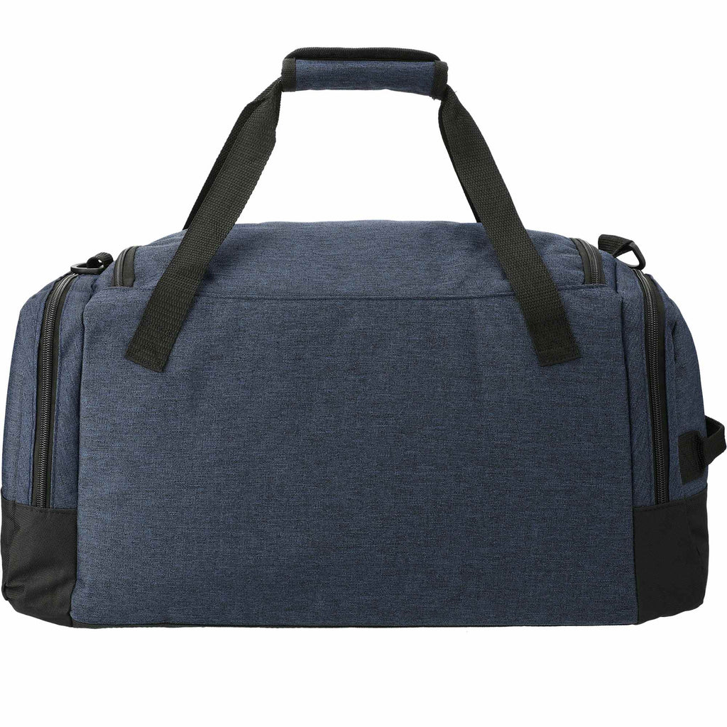 Graphite Weekender Duffel Bag with Shoe Pocket, 21 Inches Transfer - Navy - Back