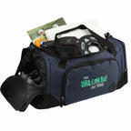 Graphite Weekender Duffel Bag with Shoe Pocket, 21 Inches Transfer - Navy - Propped