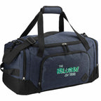 Graphite Weekender Duffel Bag with Shoe Pocket, 21 Inches Transfer - Navy - Right Angle