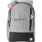 Grayley Laptop Backpack with Vertical Zip Pocket, 15 Inch Transfer - Graphite - Front