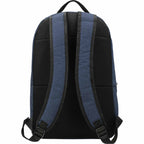 Grayley Laptop Backpack with Vertical Zip Pocket, 15 Inch Transfer - Navy - Back