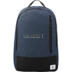 Grayley Laptop Backpack with Vertical Zip Pocket, 15 Inch Transfer - Navy - Front