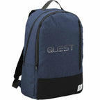 Grayley Laptop Backpack with Vertical Zip Pocket, 15 Inch Transfer - Navy - Right Angle