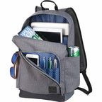 Grayson Laptop Backpack in 600D Polyester, 15 Inch Transfer - Gray - Photo 2