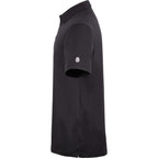 Greatness Wins Athletic Tech Polo for Men Laser Engraving - GW Black - Left Side