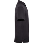 Greatness Wins Athletic Tech Polo for Men Laser Engraving - GW Black - Right Side