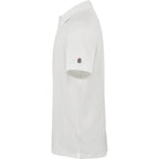 Greatness Wins Athletic Tech Polo for Men Laser Engraving - GW White - Left Side