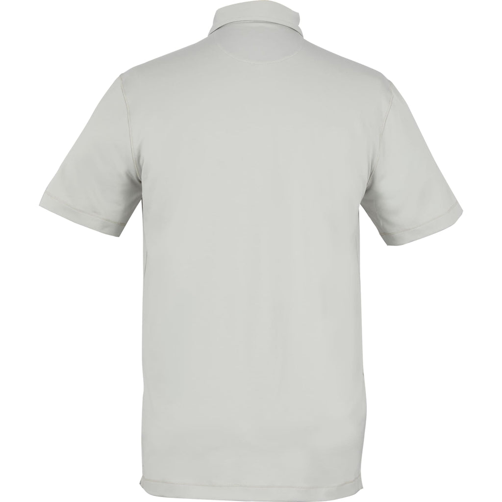 Greatness Wins Athletic Tech Polo for Men Transfer - Ash Gray - Back