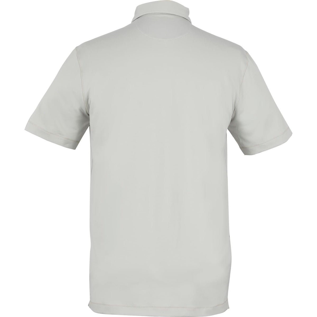 Greatness Wins Athletic Tech Polo for Men Transfer - Ash Gray - Back