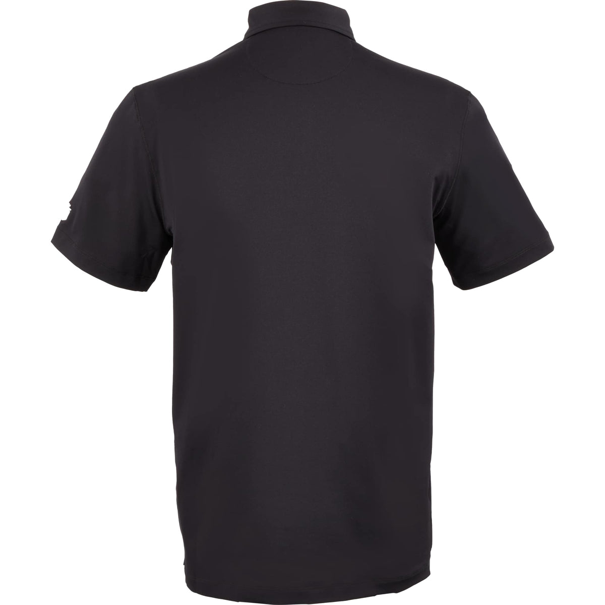 Greatness Wins Athletic Tech Polo for Men Transfer - GW Black - Back