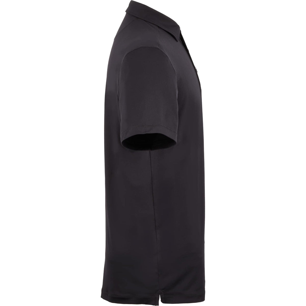 Greatness Wins Athletic Tech Polo for Men Transfer - GW Black - Right Side