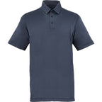 Greatness Wins Athletic Tech Polo for Men Transfer - GW Navy - Front