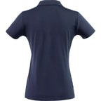 Greatness Wins Athletic Tech Polo for Women Embroidery - GW Navy - Back
