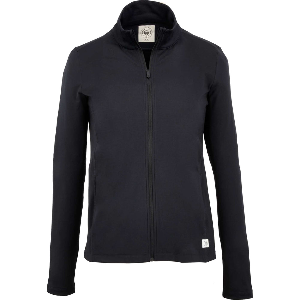 Greatness Wins Core Tech Full Zip for Women Transfer - GW Black - Front
