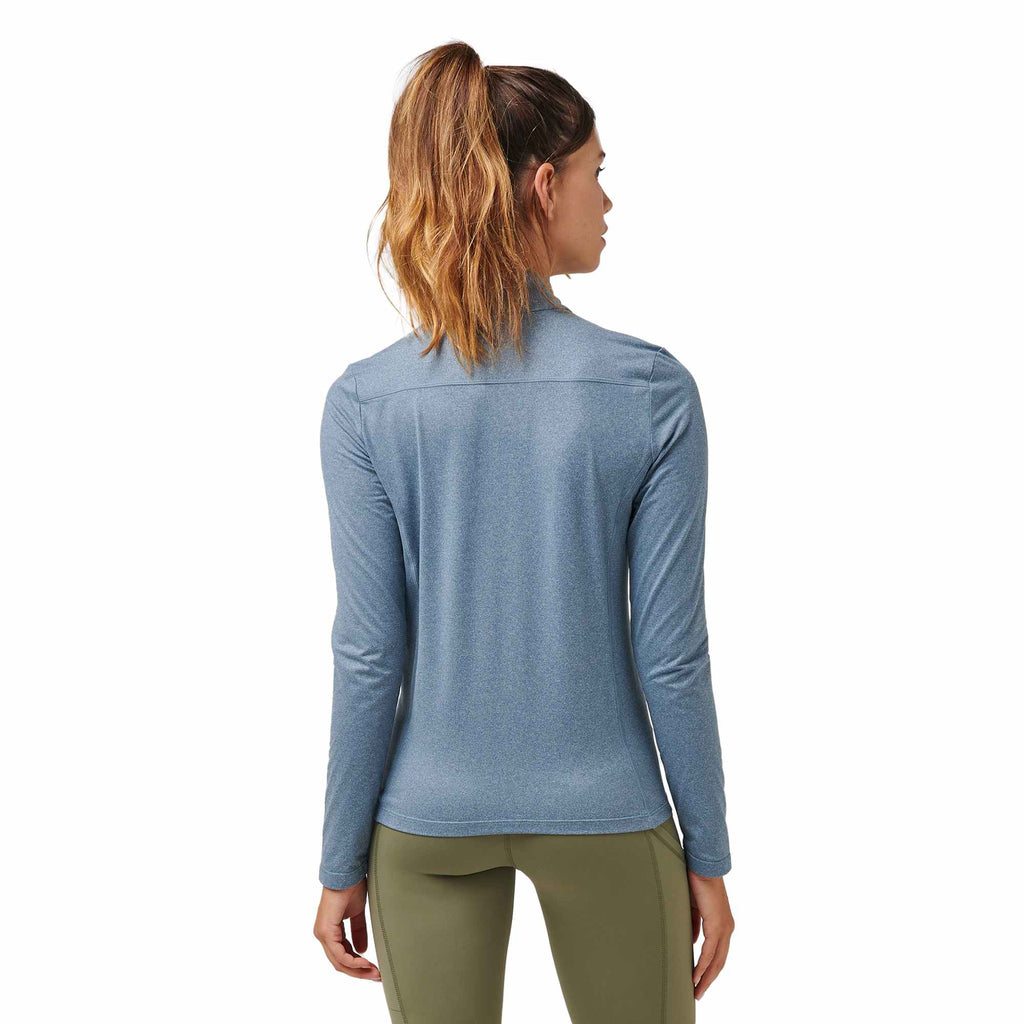 Greatness Wins Core Tech Full Zip for Women Transfer - Superior Blue Heather - Back 2