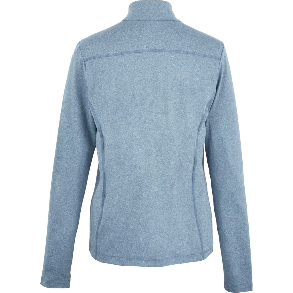 Greatness Wins Core Tech Full Zip for Women Transfer - Superior Blue Heather - Back