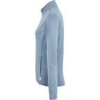 Greatness Wins Core Tech Full Zip for Women Transfer - Superior Blue Heather - Left Side