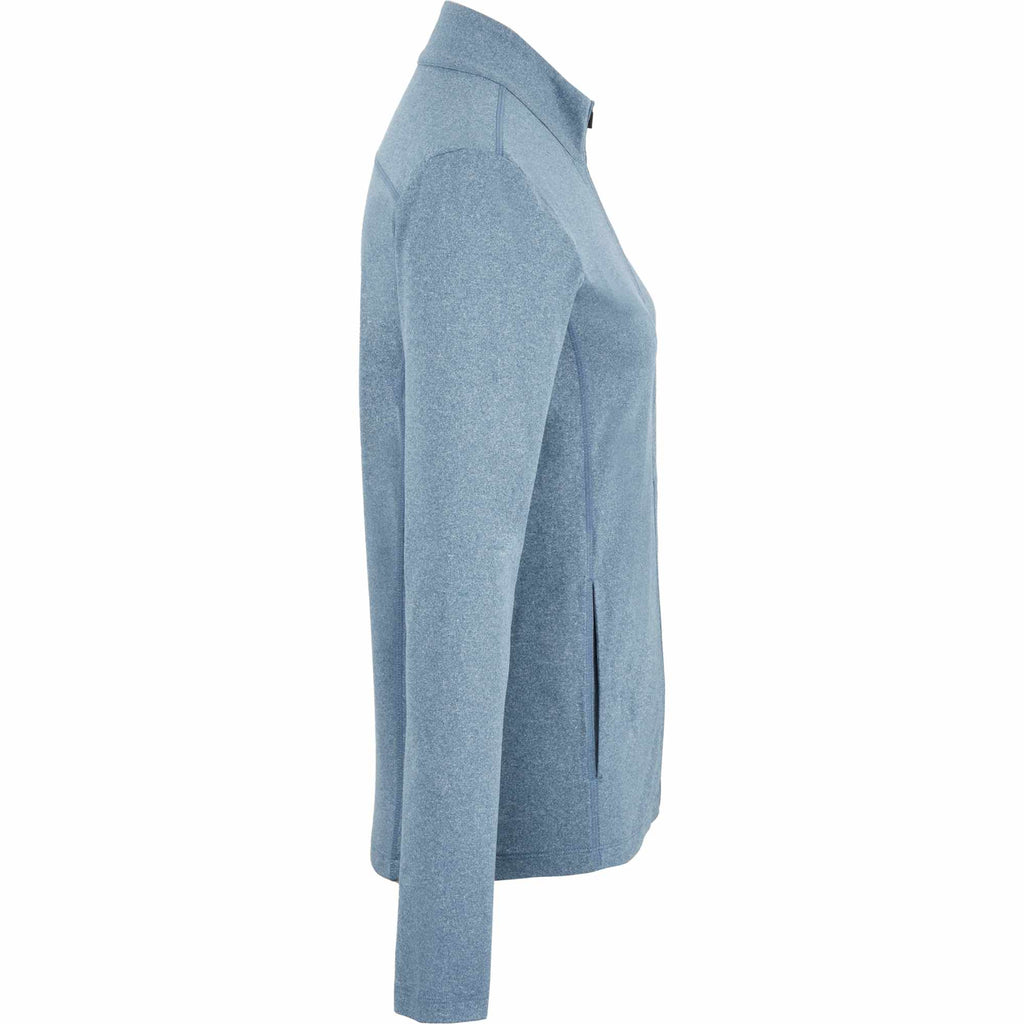 Greatness Wins Core Tech Full Zip for Women Transfer - Superior Blue Heather - Right Side