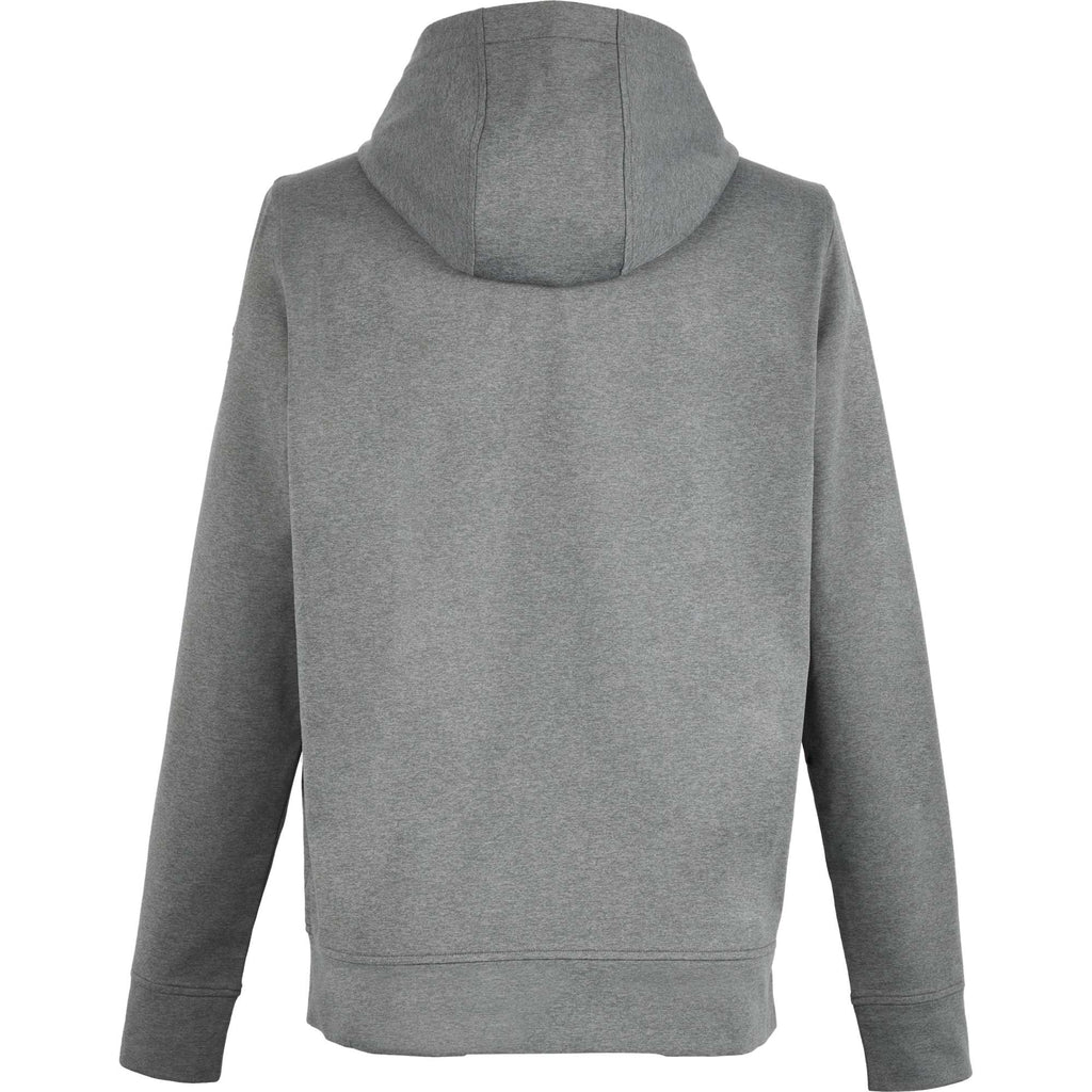 Greatness Wins Core Tech Hoodie for Men Embroidery - GW Gray Heather - Back
