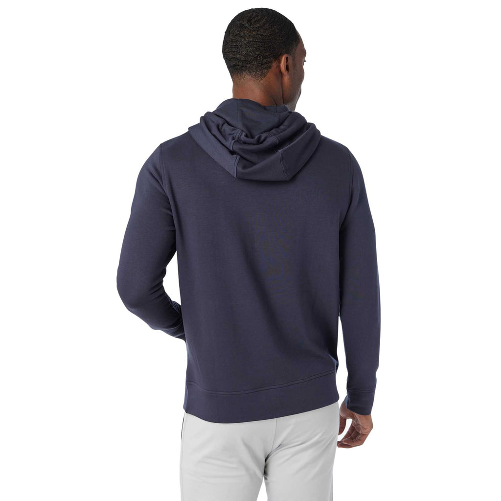 Greatness Wins Core Tech Hoodie for Men Embroidery - GW Navy - Back 2