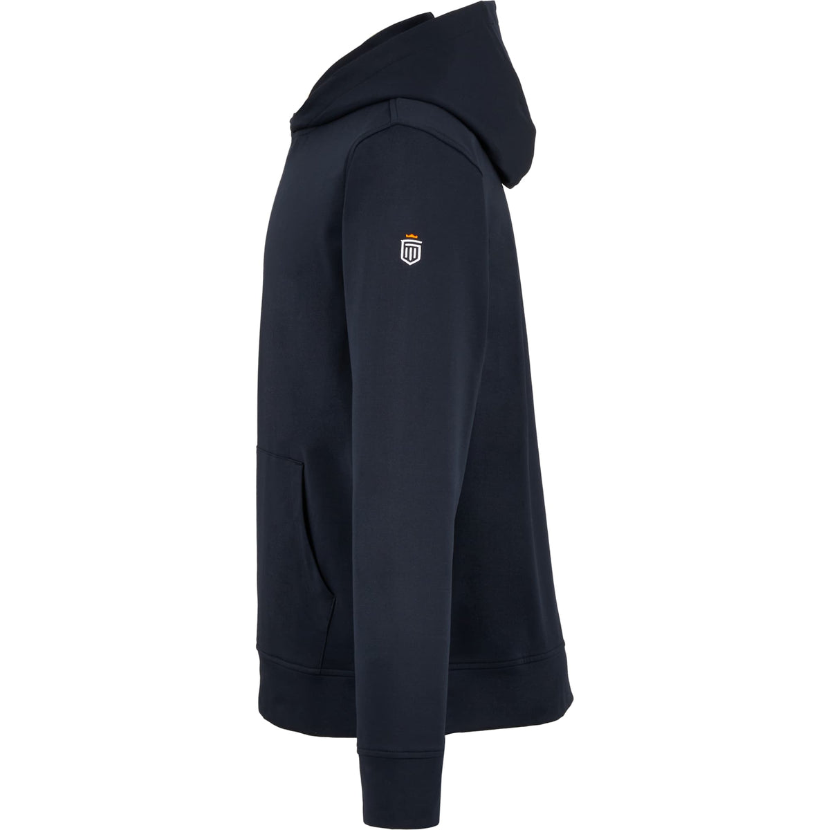 Greatness Wins Core Tech Hoodie for Men Transfer - GW Navy - Left Side