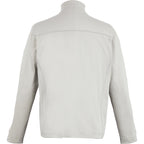 Greatness Wins Core Tech Quarter Zip for Men Laser Engraving - Ash Gray Heather - Back