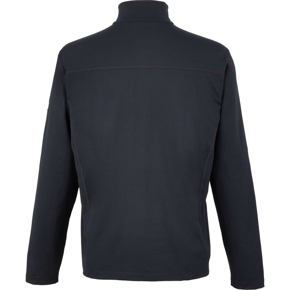 Greatness Wins Core Tech Quarter Zip for Men Laser Engraving - GW Black - Back
