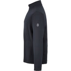 Greatness Wins Core Tech Quarter Zip for Men Laser Engraving - GW Black - Left Side
