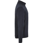 Greatness Wins Core Tech Quarter Zip for Men Laser Engraving - GW Black - Right Side