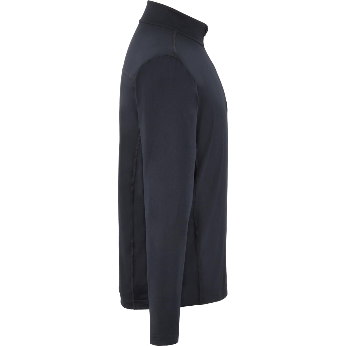 Greatness Wins Core Tech Quarter Zip for Men Laser Engraving - GW Black - Right Side