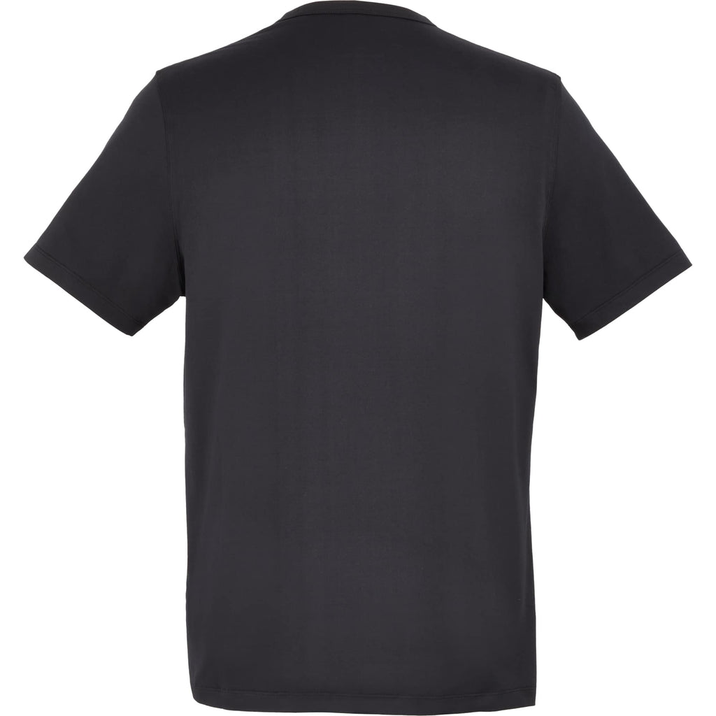 Greatness Wins Core Tech Training Tee for Men Embroidery - GW Black - Back