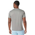 Greatness Wins Core Tech Training Tee for Men Transfer - Rustic Metal Heather - Back 2