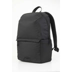 Greenway Laptop Backpack in Recycled Nylon, 15 Inch - Black - Left Angle