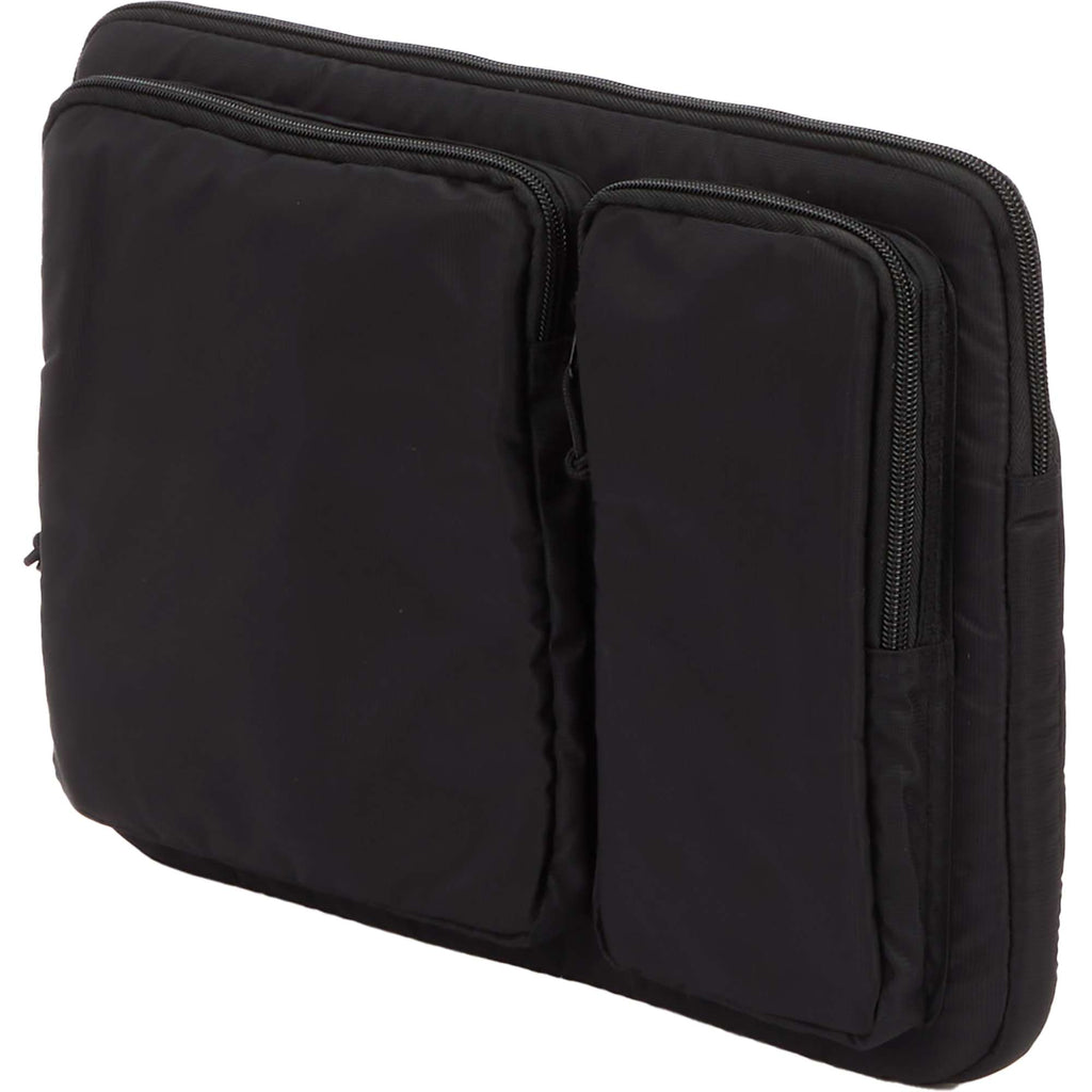 Greenway Recycled Nylon Laptop Sleeve, 15 Inch Transfer - Black - Left Angle