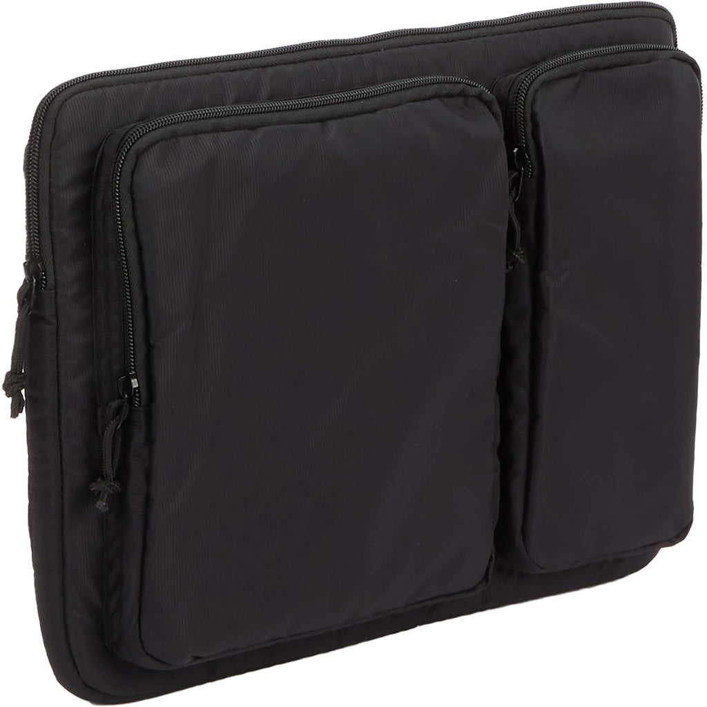Greenway Recycled Nylon Laptop Sleeve, 15 Inch Transfer - Black - Right Angle