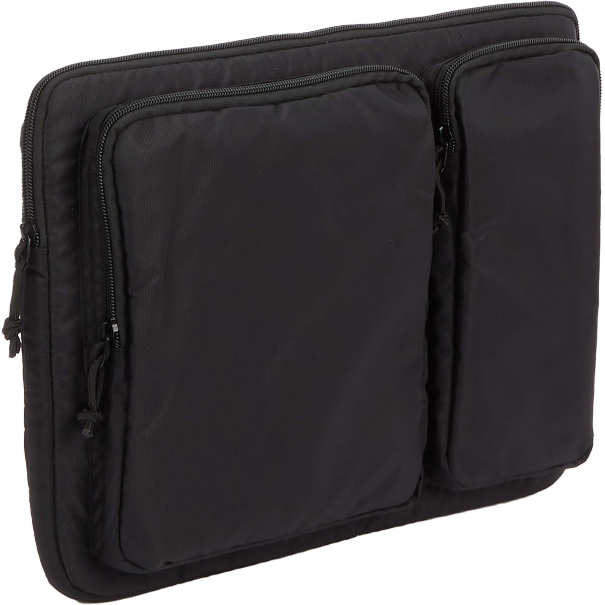 Greenway Recycled Nylon Laptop Sleeve, 15 Inch Transfer - Black - Right Angle