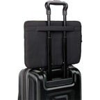 Greenway Recycled Nylon Laptop Sleeve, 15 Inch Transfer - Black - Trolley
