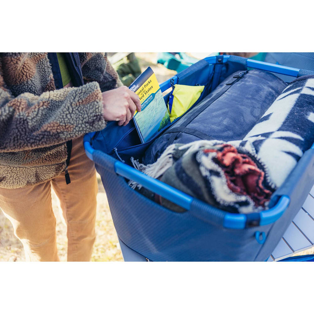 Gregory Alpaca Collapsible Gear Basket, 70 L Embroidery - Blue - Detail 11