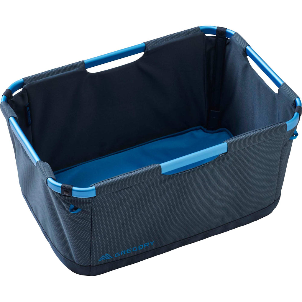 Gregory Alpaca Collapsible Gear Basket, 70 L Embroidery - Blue - Right Angle