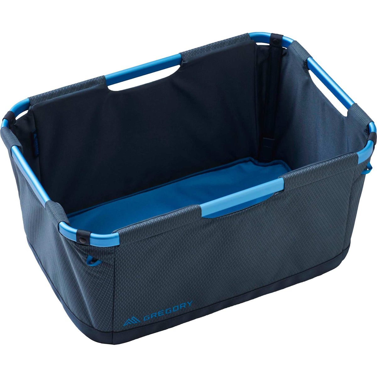 Gregory Alpaca Collapsible Gear Basket, 70 L Embroidery - Blue - Right Angle