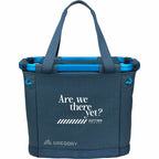 Gregory Alpaca Collapsible Gear Tote, 30 L Transfer - Blue - Front