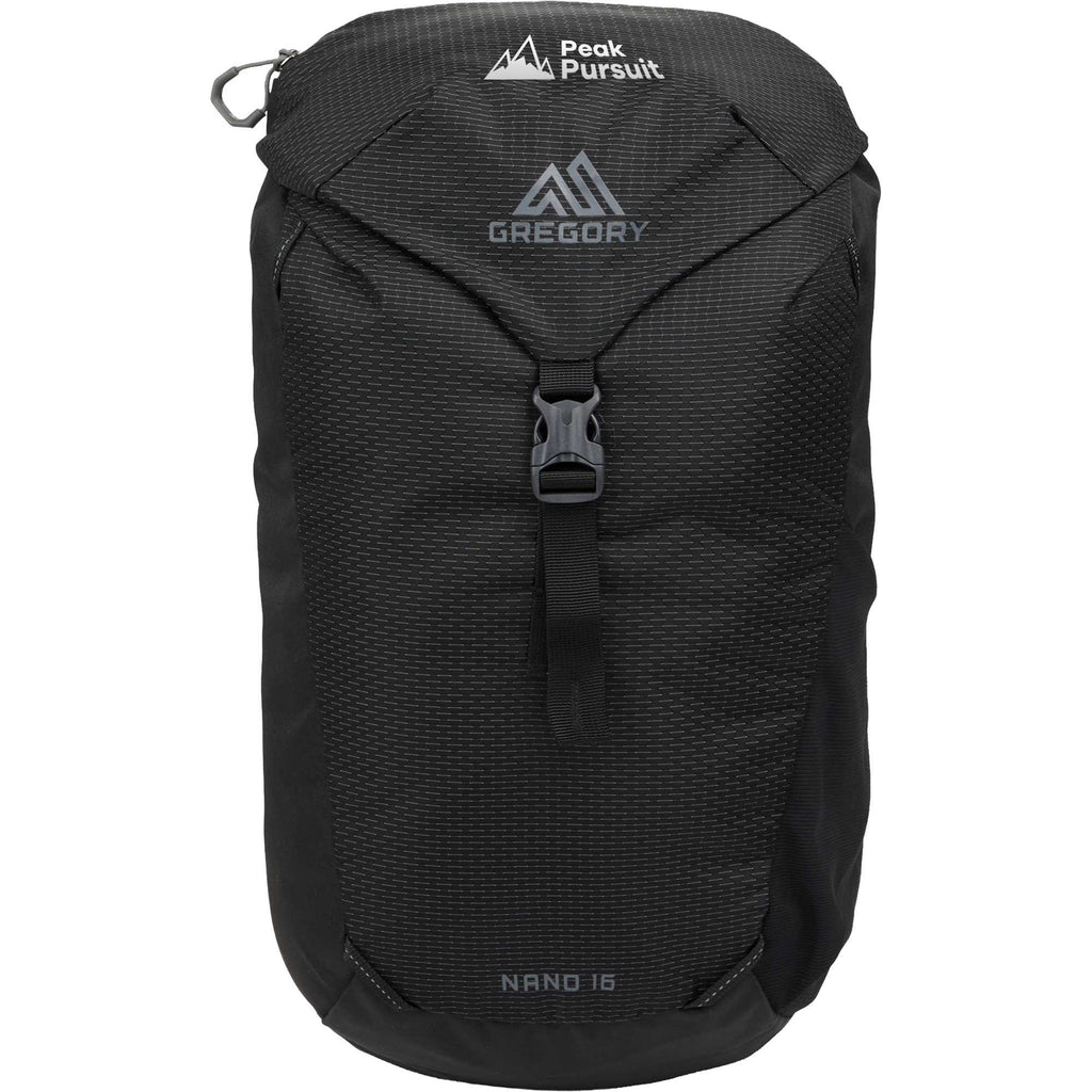 Gregory Nano Daypack, 16L Embroidery - Black - Front