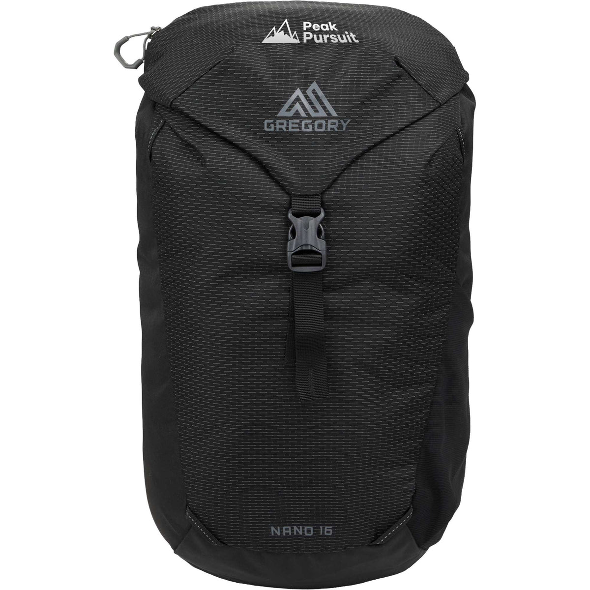 Gregory Nano Daypack, 16L Embroidery - Black - Front