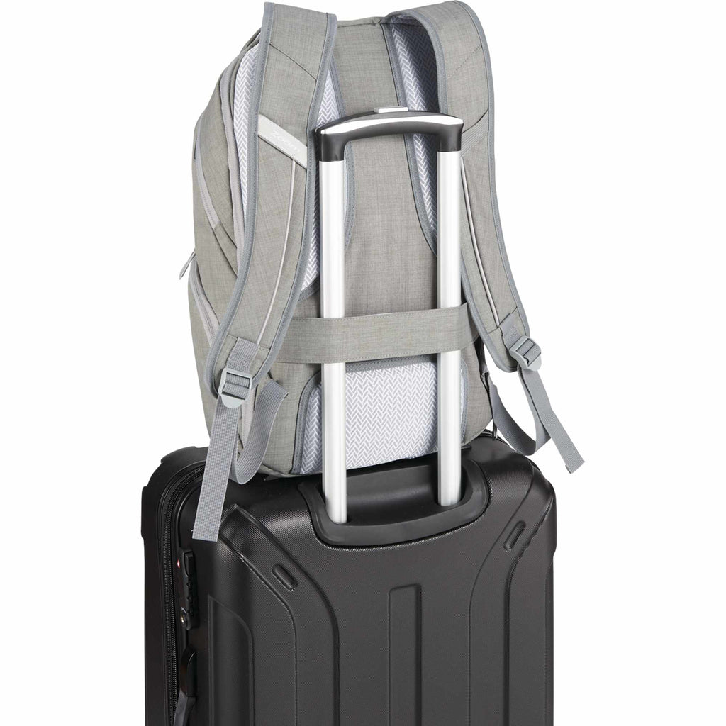 Grid TSA Laptop Backpack, 15.6 Inch Transfer - Gray - Photo 2