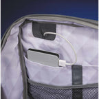 Grid TSA Laptop Backpack, 15.6 Inch Transfer - Gray - Photo 6