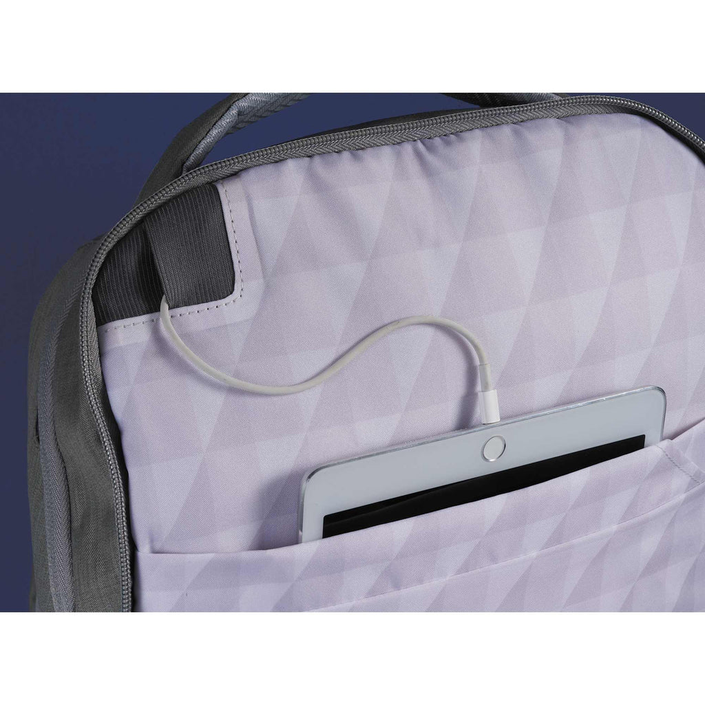 Grid TSA Laptop Backpack, 15.6 Inch Transfer - Gray - Photo 7