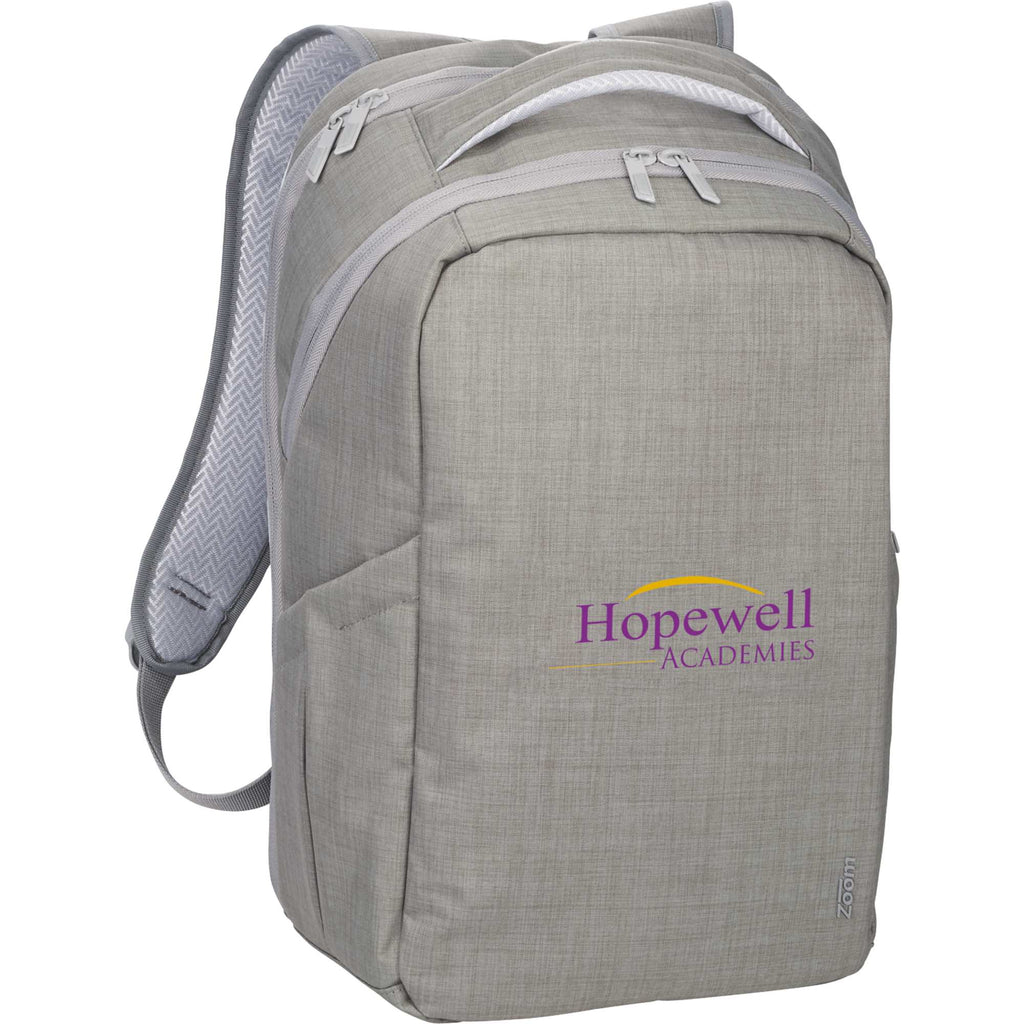 Grid TSA Laptop Backpack, 15.6 Inch Transfer - Gray - Photo