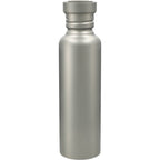 Griffen Titanium Sports Bottle, 25 oz Full Color - Silver - Back