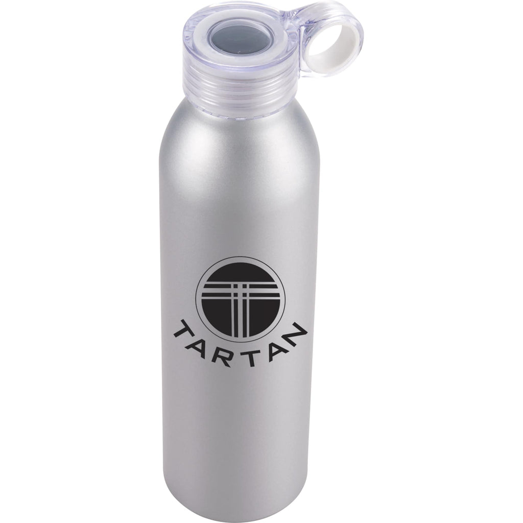 Grom Aluminum Sports Bottle with Hook, 22 oz Full Color - Silver - Photo