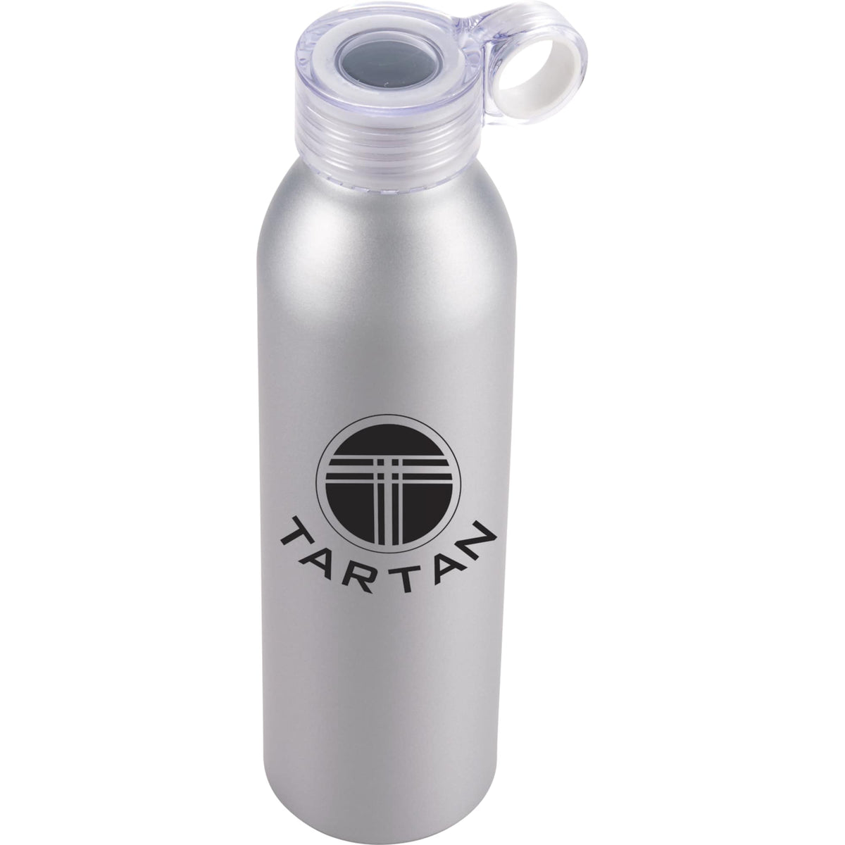 Grom Aluminum Sports Bottle with Hook, 22 oz Full Color - Silver - Photo